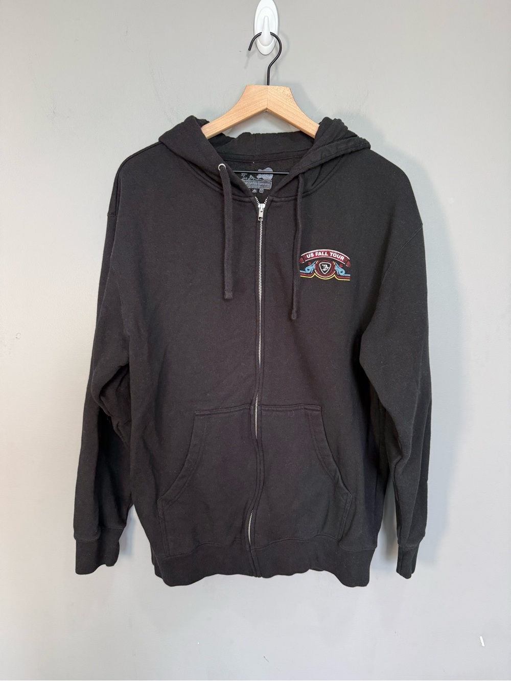 Joe Bonamassa 2024 US Fall Tour Full Zip Hoodie Black Large